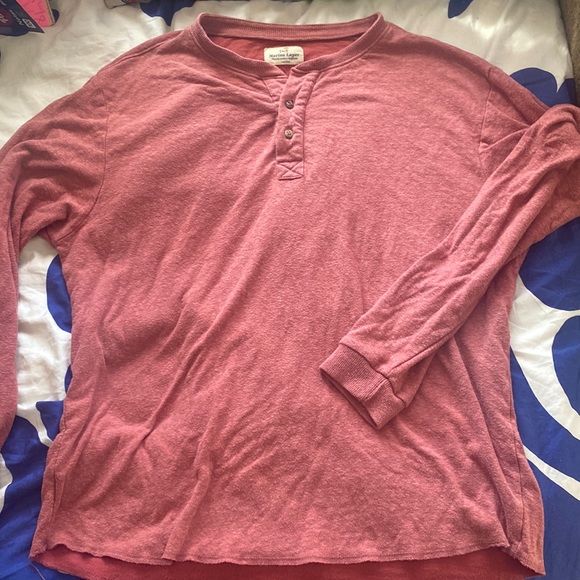 Marine Layer long sleeve button front Henley size Large - Picture 2 of 11